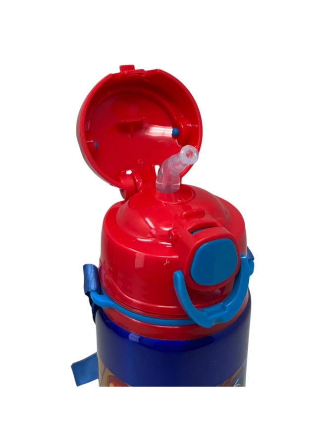 STOR Avengers Aluminum Pop-Up Water Bottle with Strap Multicolour 730 ml 80158 - Image 3